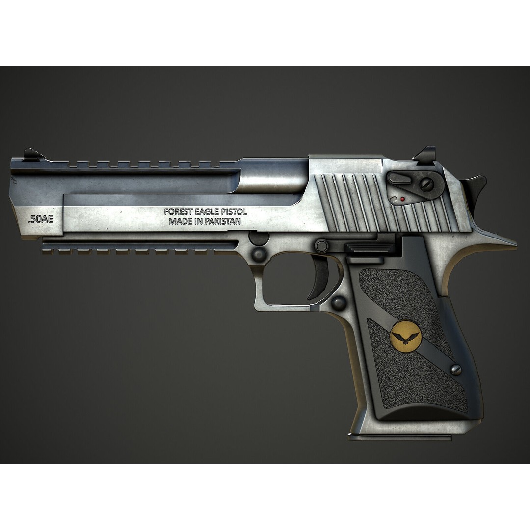 AAA Weapon Pack 3D Model – Game Ready Low Poly PBR Asset, FBX - View 58