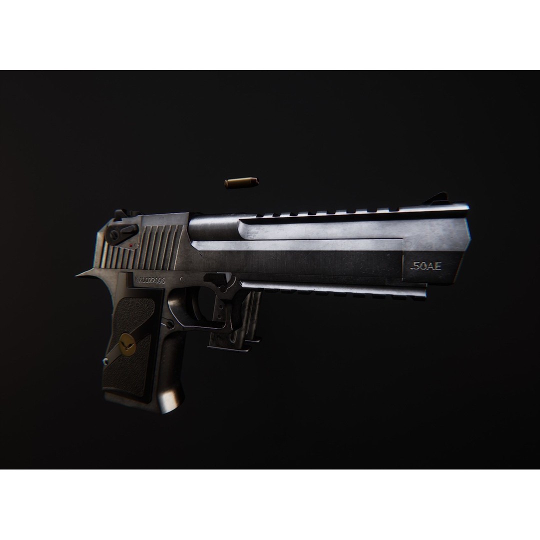 AAA Weapon Pack 3D Model – Game Ready Low Poly PBR Asset, FBX - View 59