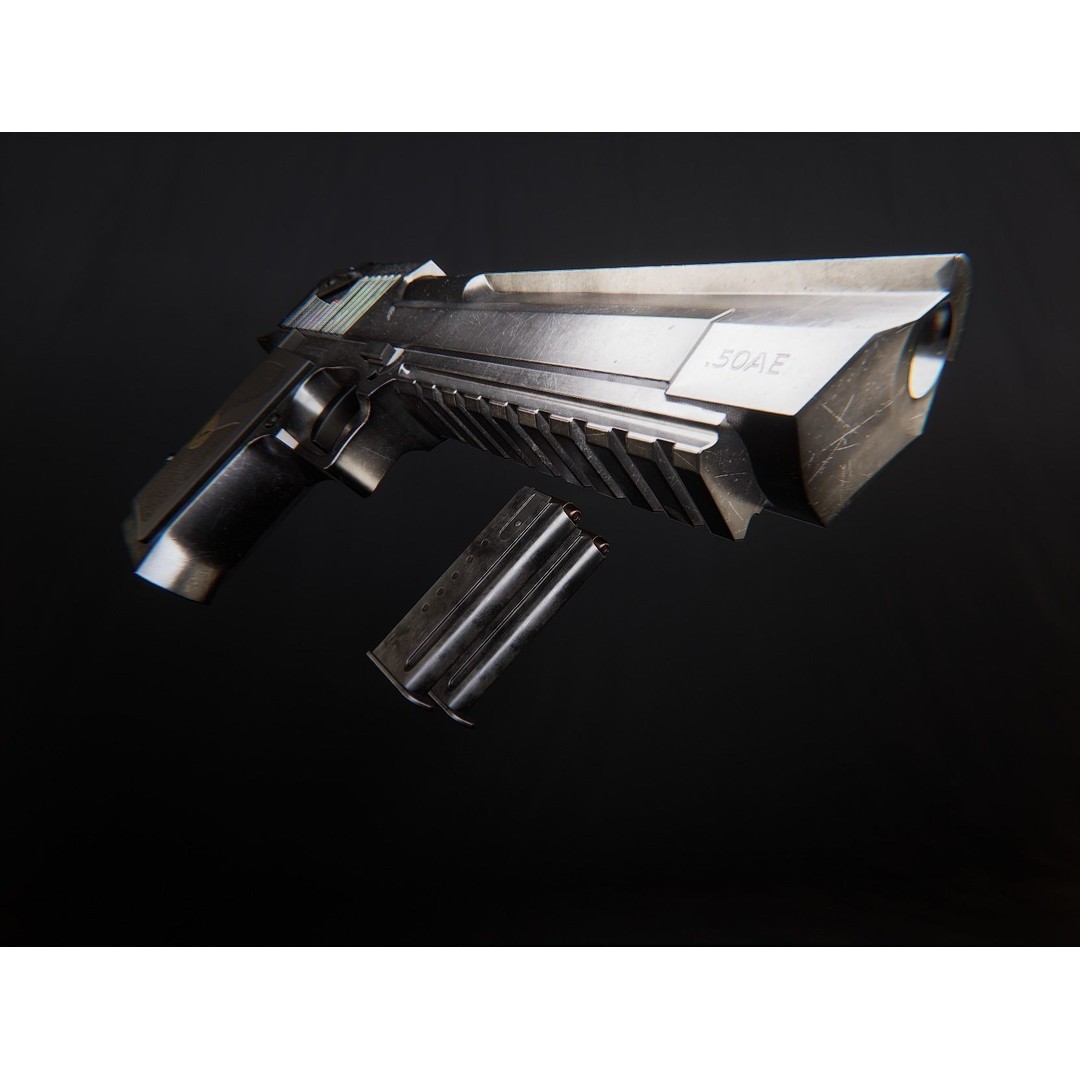 AAA Weapon Pack 3D Model – Game Ready Low Poly PBR Asset, FBX - View 61