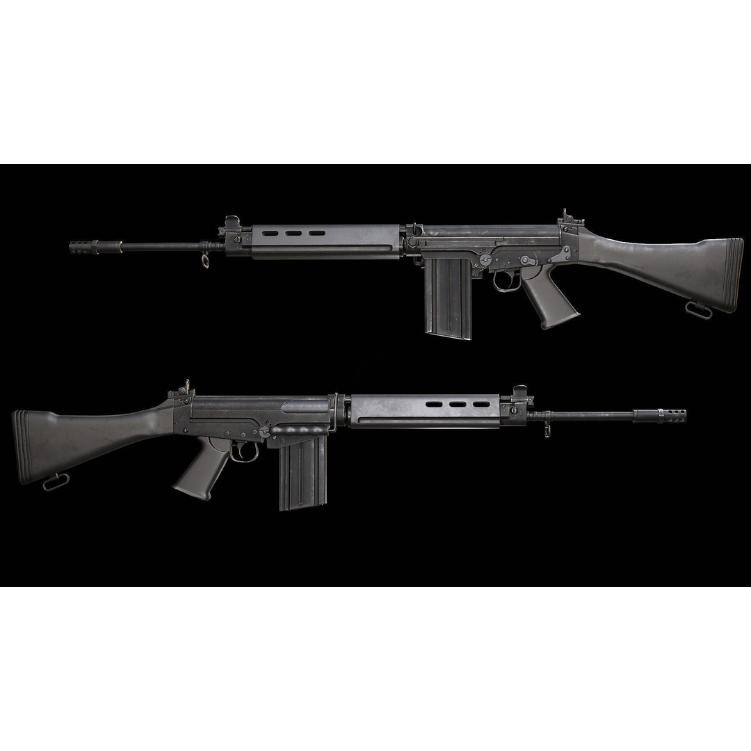 AAA Weapon Pack 3D Model – Game Ready Low Poly PBR Asset, FBX - View 66