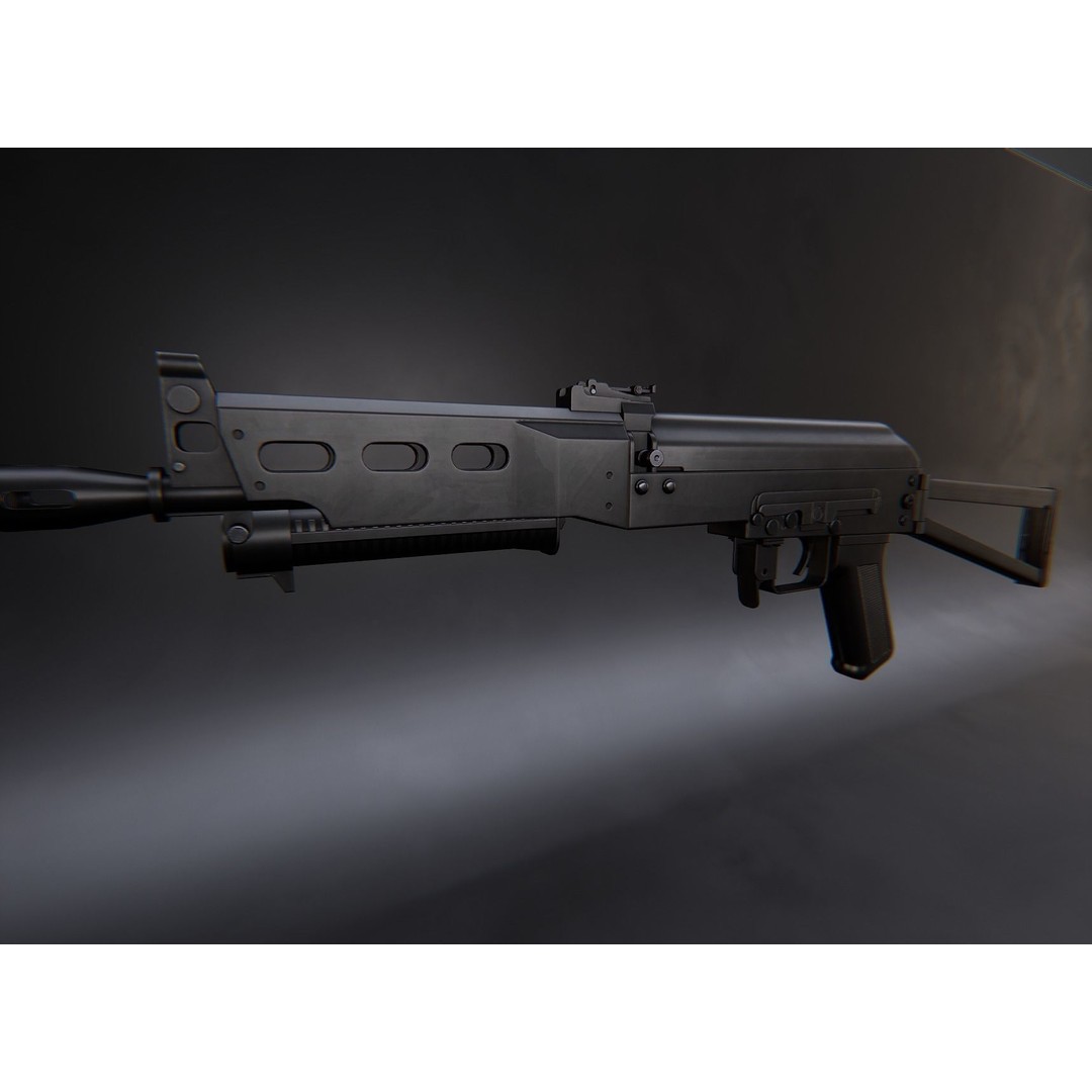 AAA Weapon Pack 3D Model – Game Ready Low Poly PBR Asset, FBX - View 82