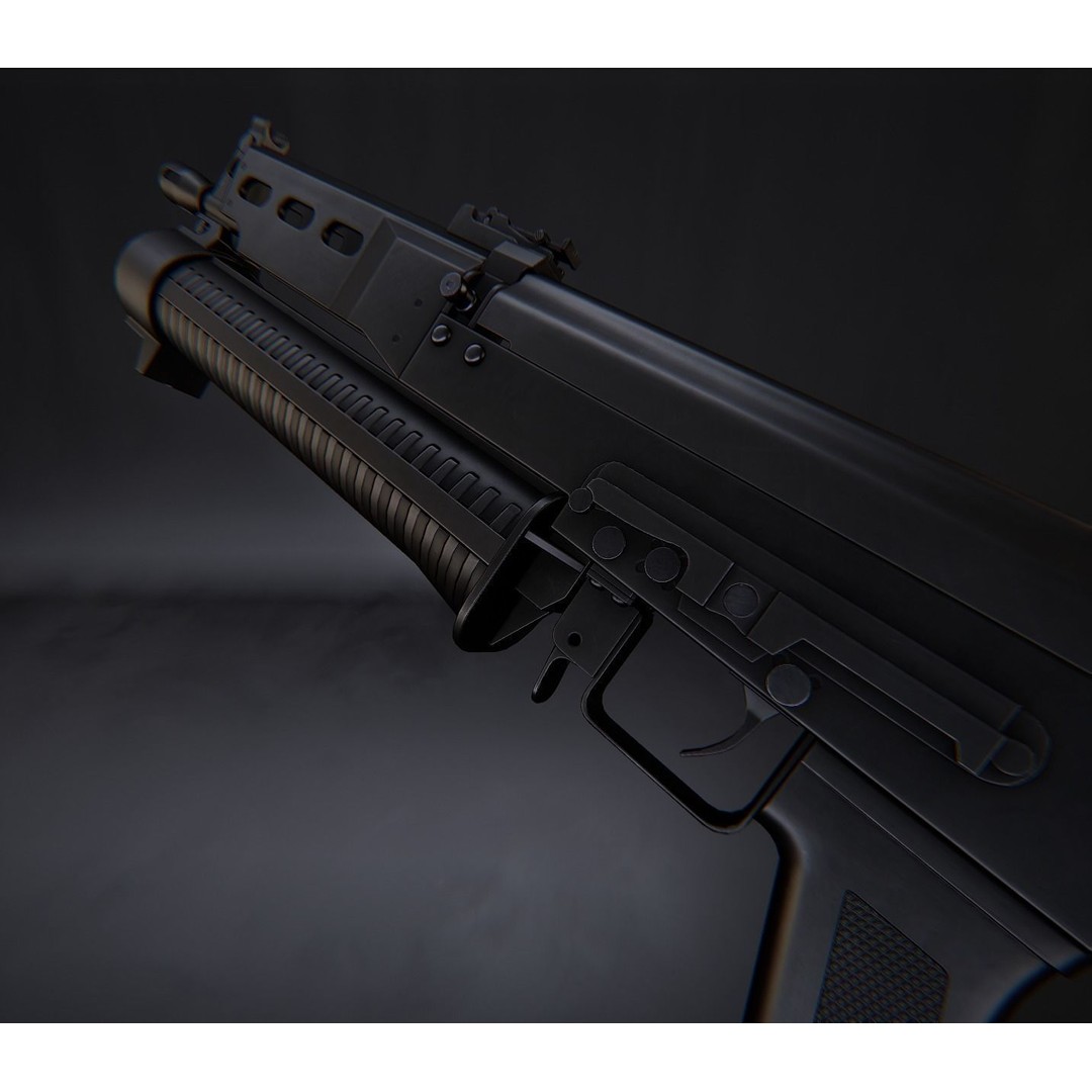 AAA Weapon Pack 3D Model – Game Ready Low Poly PBR Asset, FBX - View 84