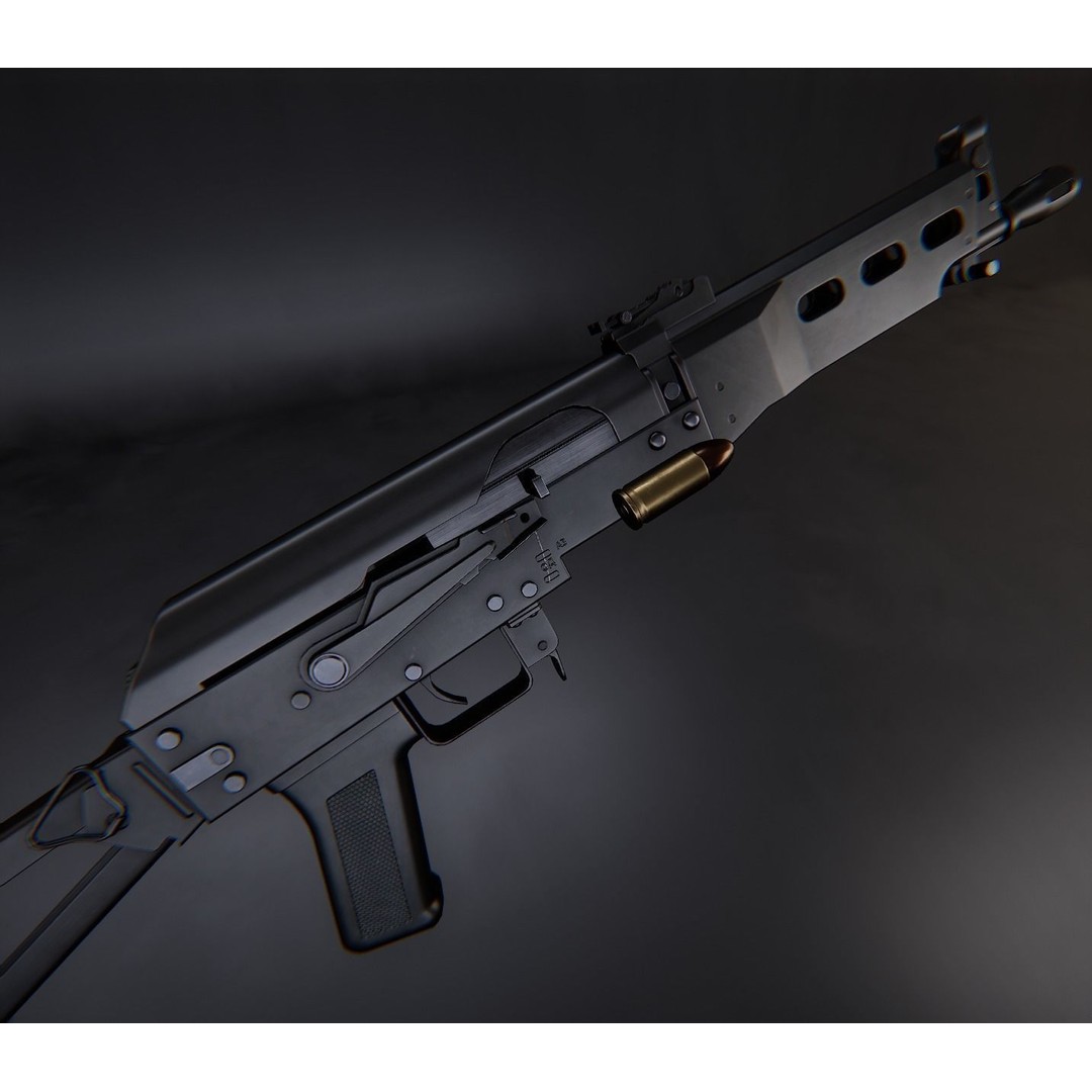 AAA Weapon Pack 3D Model – Game Ready Low Poly PBR Asset, FBX - View 85