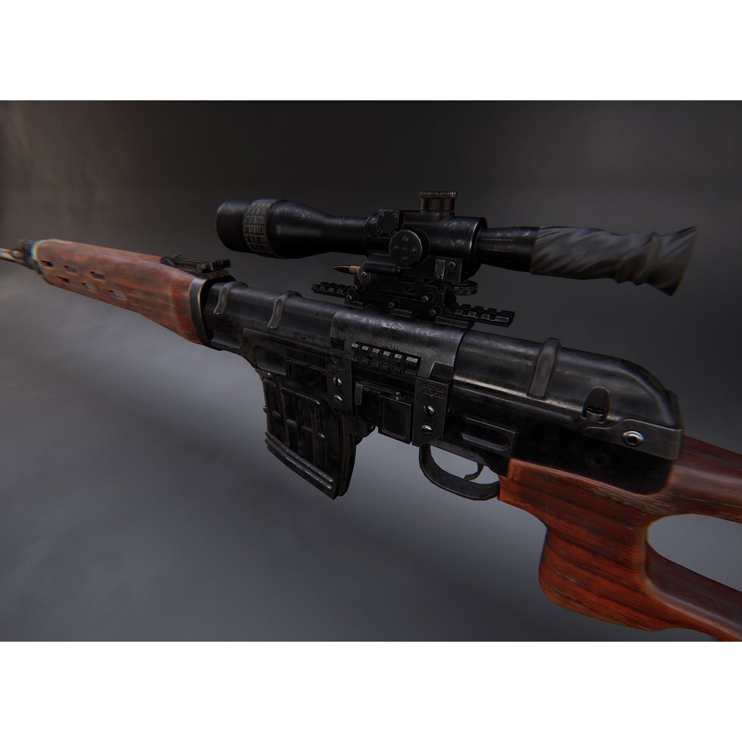 AAA Weapon Pack 3D Model – Game Ready Low Poly PBR Asset, FBX - View 86