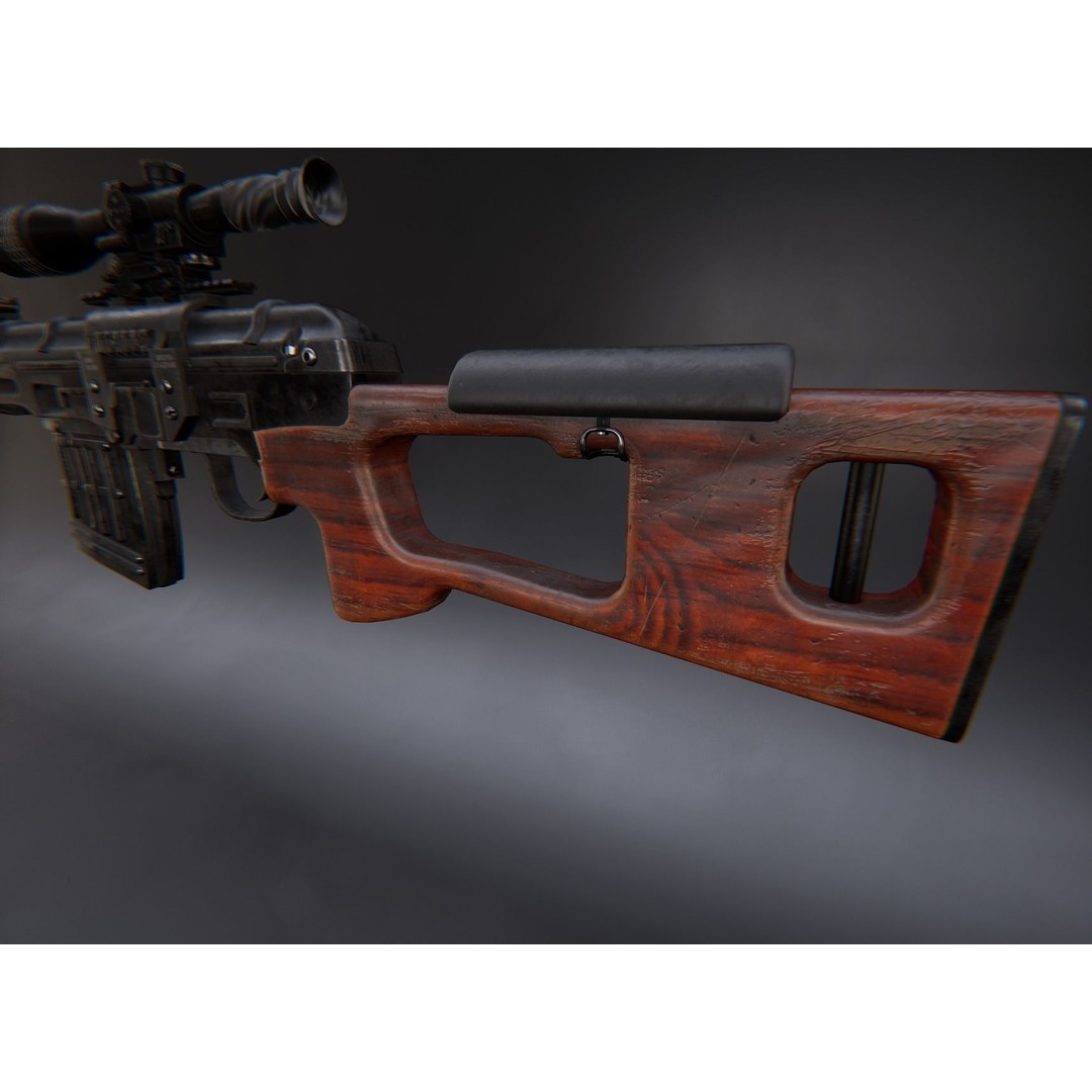 AAA Weapon Pack 3D Model – Game Ready Low Poly PBR Asset, FBX - View 88