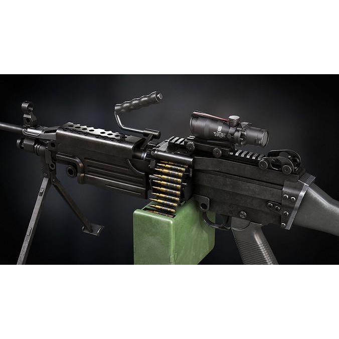 AAA Weapon Pack 3D Model – Game Ready Low Poly PBR Asset, FBX - View 9