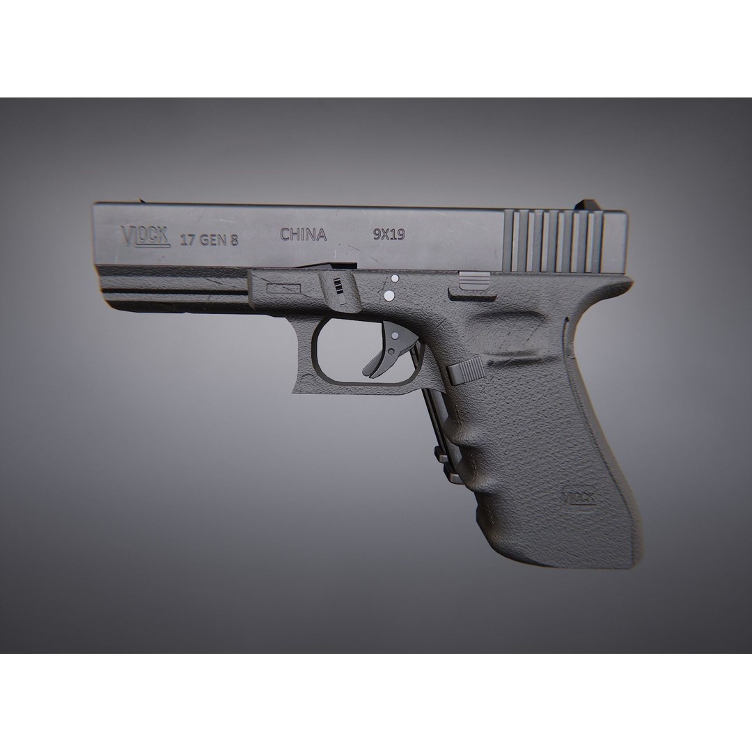 AAA Weapon Pack 3D Model – Game Ready Low Poly PBR Asset, FBX - View 92