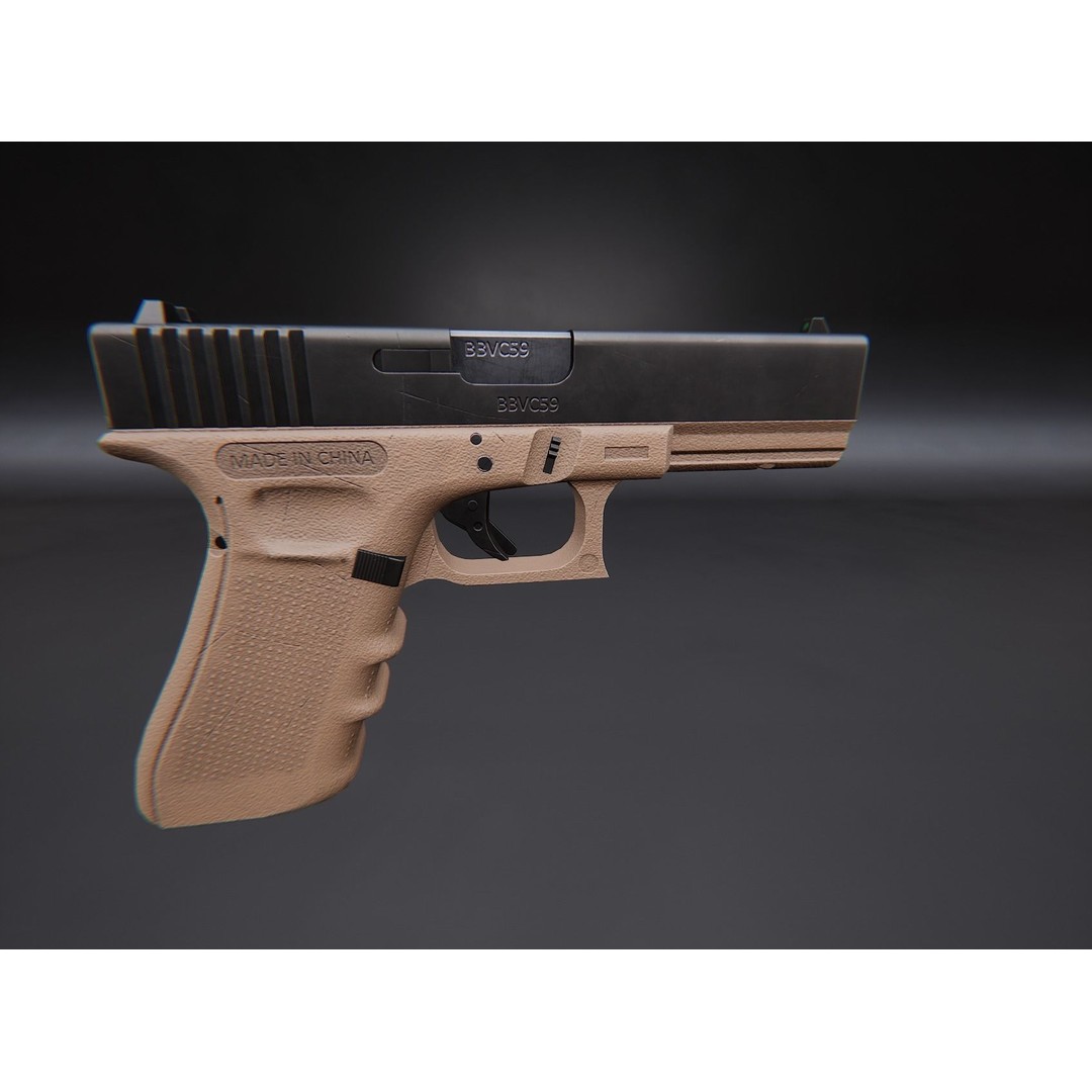 AAA Weapon Pack 3D Model – Game Ready Low Poly PBR Asset, FBX - View 93