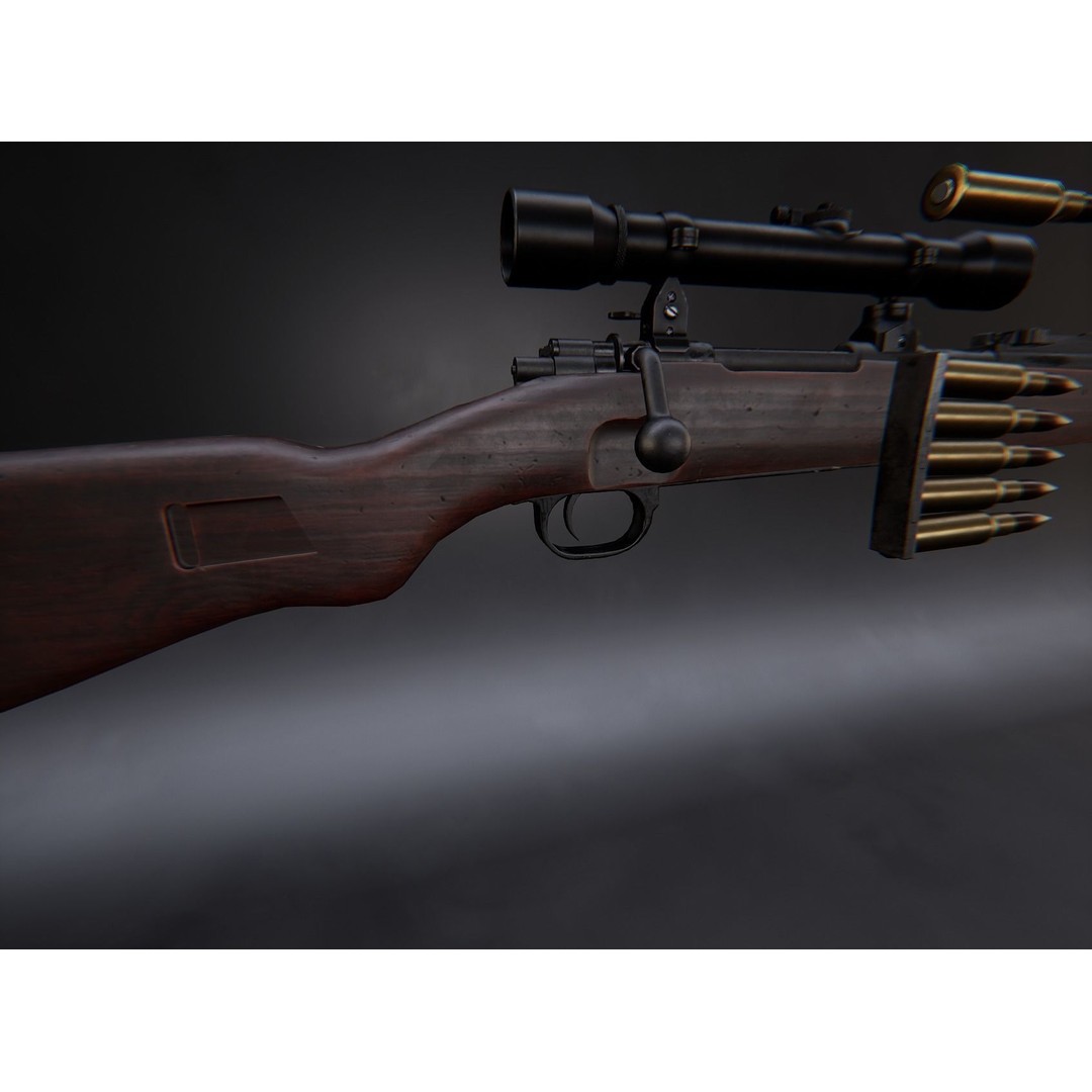 AAA Weapon Pack 3D Model – Game Ready Low Poly PBR Asset, FBX - View 94