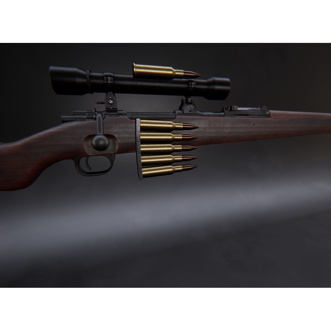AAA Weapon Pack 3D Model – Game Ready Low Poly PBR Asset, FBX - View 96