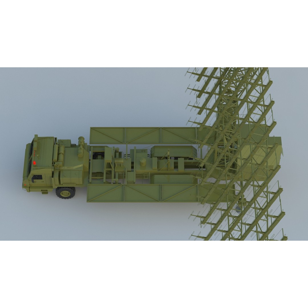 Nebo M RLM-ME VHF-Band 3D Model – High Poly Military Radar Asset, FBX, OBJ - View 10