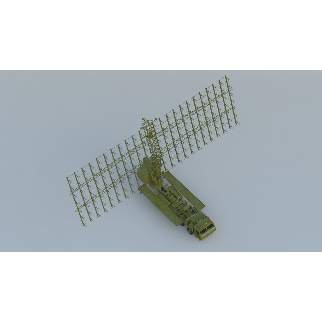 Nebo M RLM-ME VHF-Band 3D Model – High Poly Military Radar Asset, FBX, OBJ - View 11