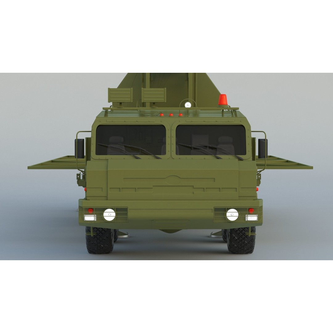 Nebo M RLM-ME VHF-Band 3D Model – High Poly Military Radar Asset, FBX, OBJ - View 13