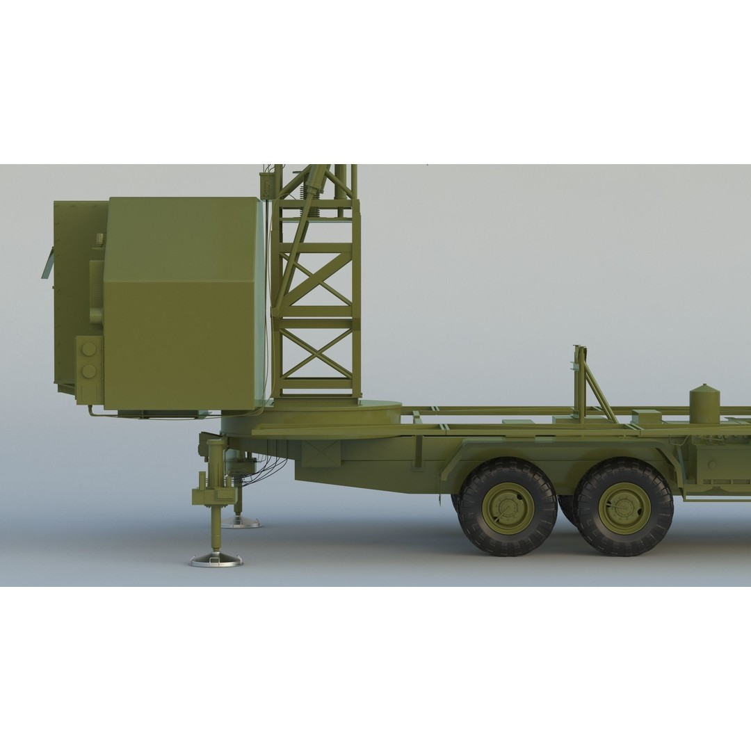 Nebo M RLM-ME VHF-Band 3D Model – High Poly Military Radar Asset, FBX, OBJ - View 15