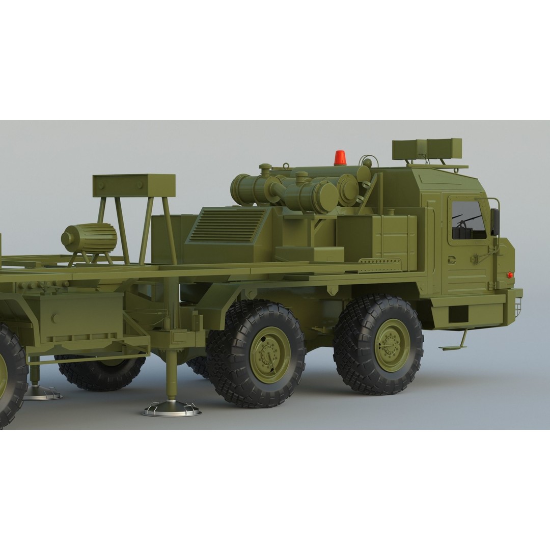 Nebo M RLM-ME VHF-Band 3D Model – High Poly Military Radar Asset, FBX, OBJ - View 16
