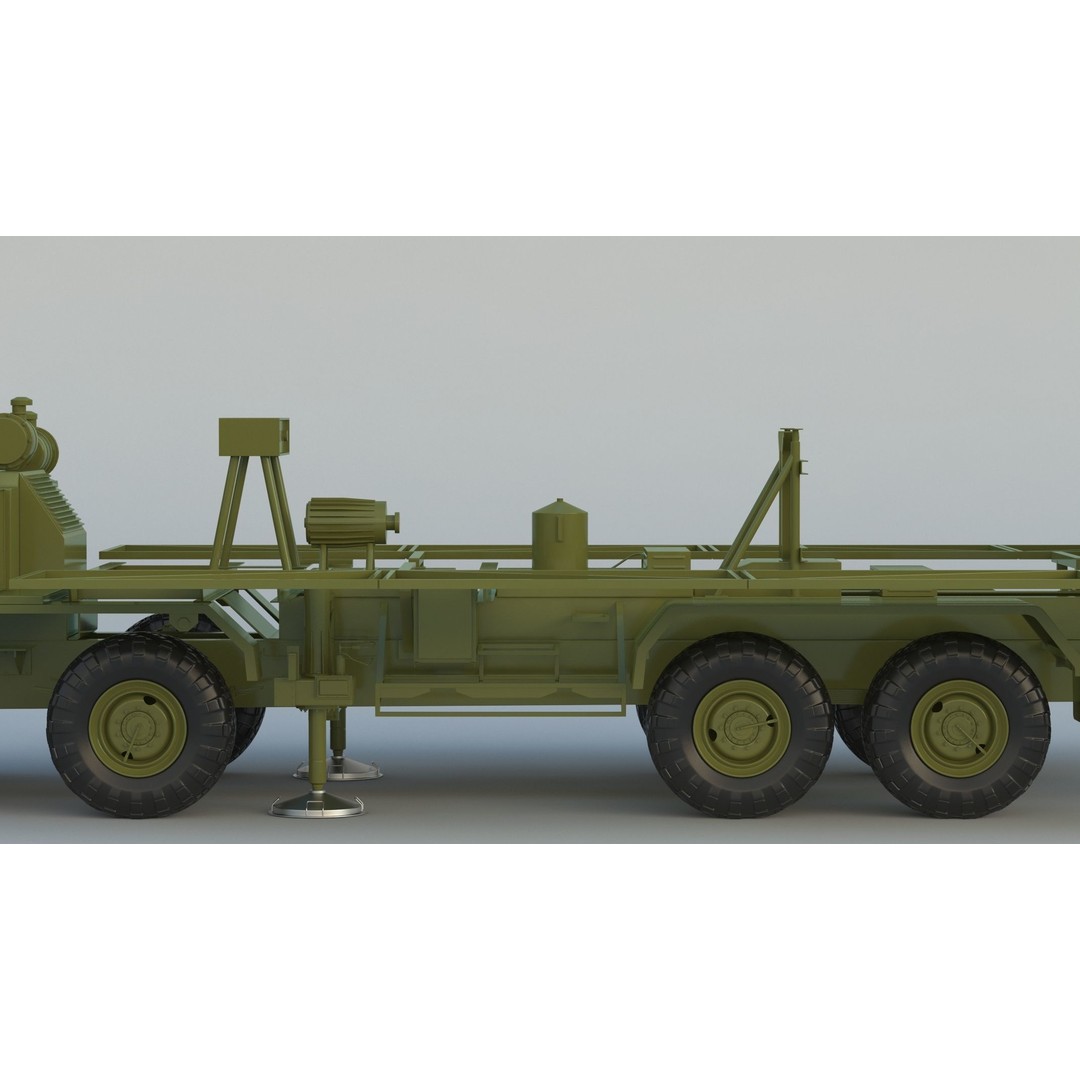 Nebo M RLM-ME VHF-Band 3D Model – High Poly Military Radar Asset, FBX, OBJ - View 19