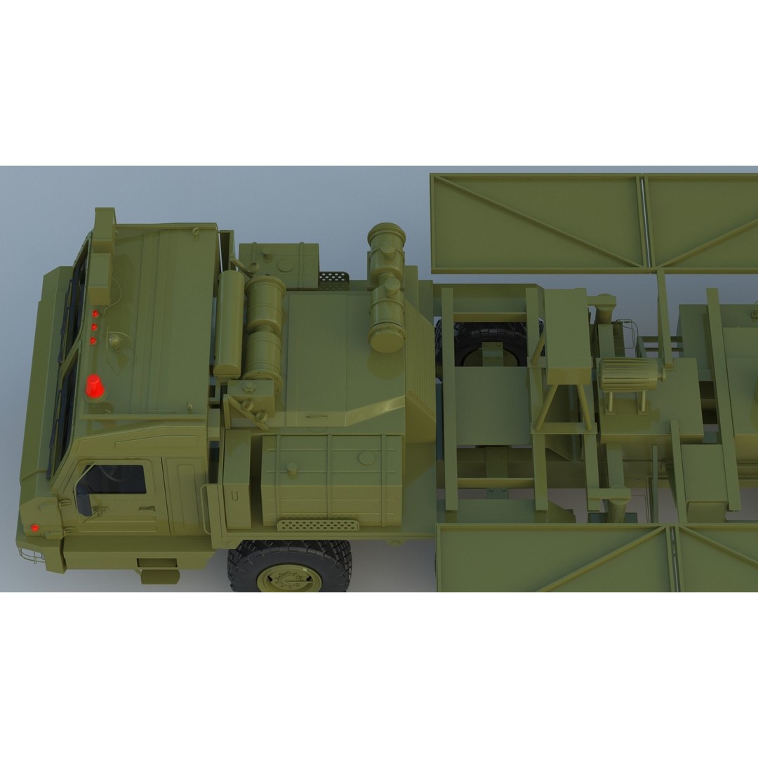 Nebo M RLM-ME VHF-Band 3D Model – High Poly Military Radar Asset, FBX, OBJ - View 20