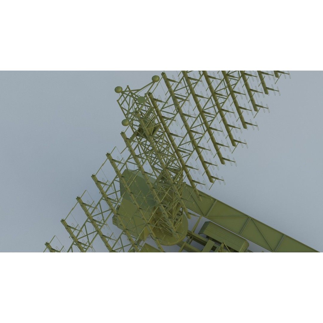Nebo M RLM-ME VHF-Band 3D Model – High Poly Military Radar Asset, FBX, OBJ - View 21