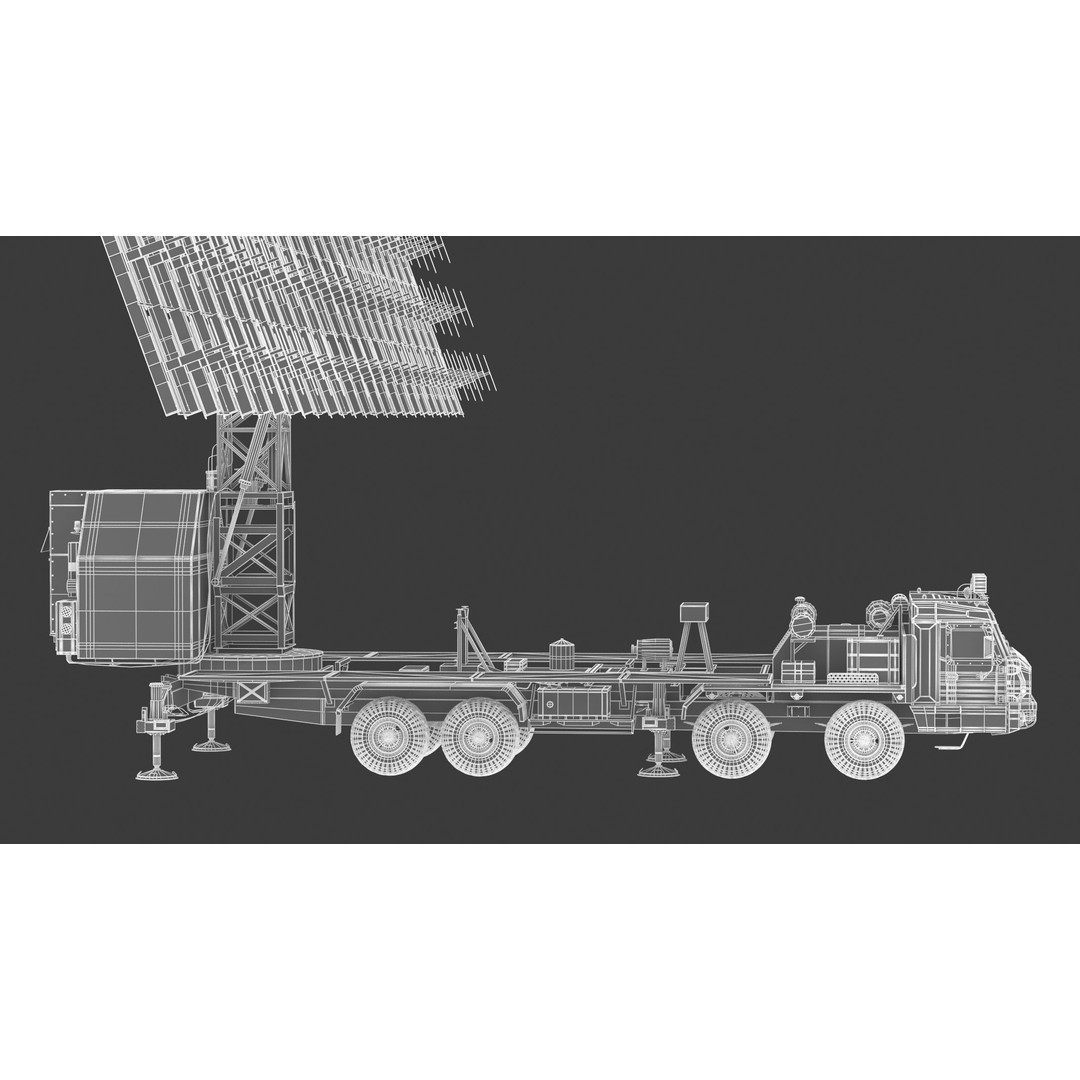 Nebo M RLM-ME VHF-Band 3D Model – High Poly Military Radar Asset, FBX, OBJ - View 25