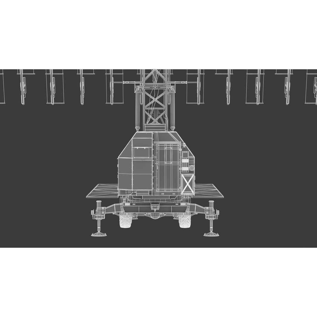 Nebo M RLM-ME VHF-Band 3D Model – High Poly Military Radar Asset, FBX, OBJ - View 27