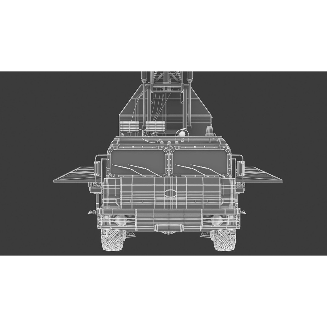Nebo M RLM-ME VHF-Band 3D Model – High Poly Military Radar Asset, FBX, OBJ - View 33