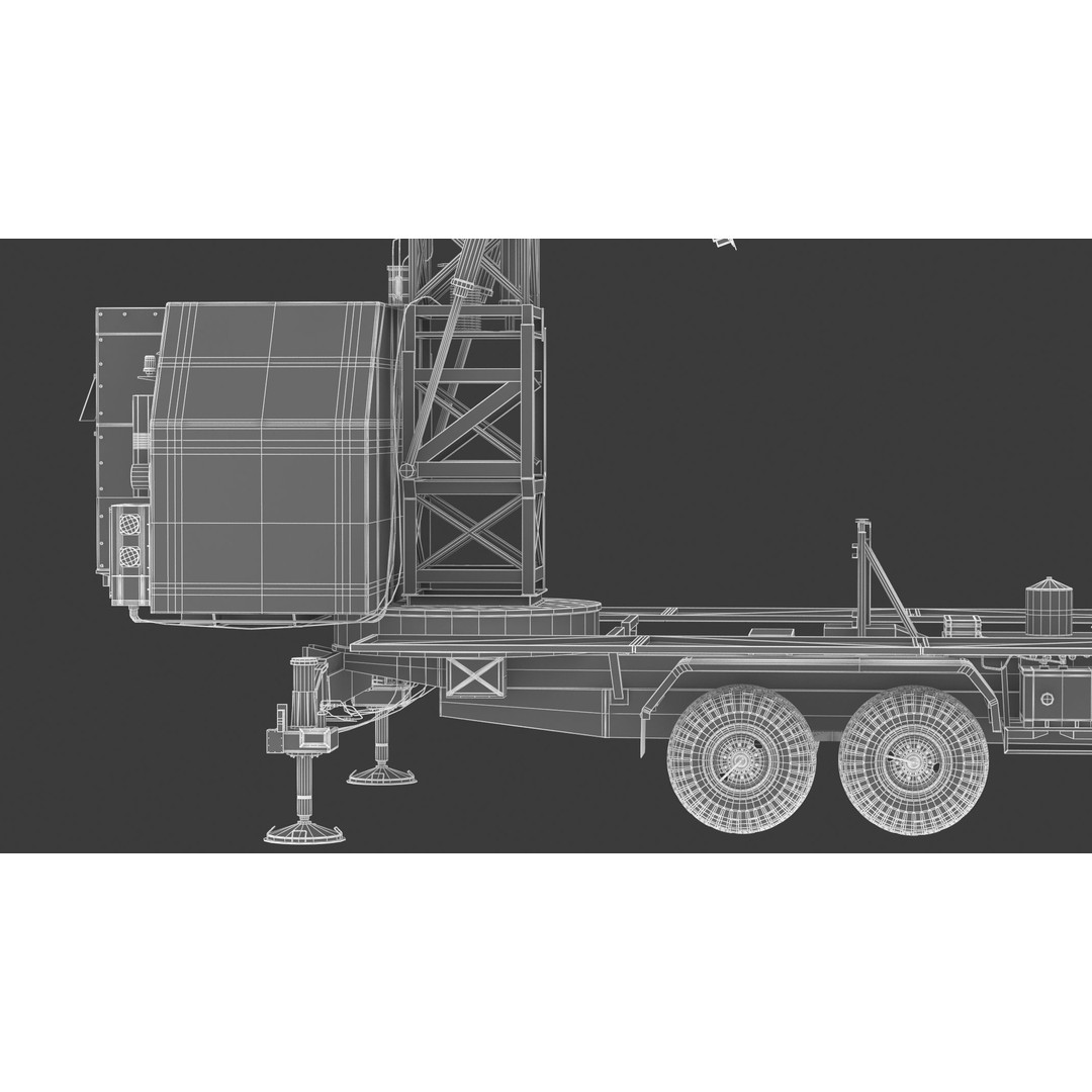 Nebo M RLM-ME VHF-Band 3D Model – High Poly Military Radar Asset, FBX, OBJ - View 35