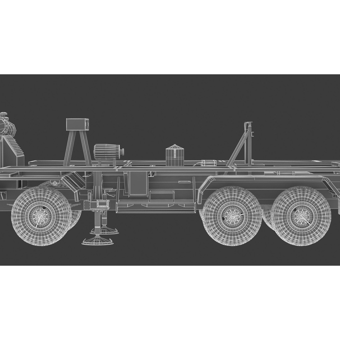 Nebo M RLM-ME VHF-Band 3D Model – High Poly Military Radar Asset, FBX, OBJ - View 39