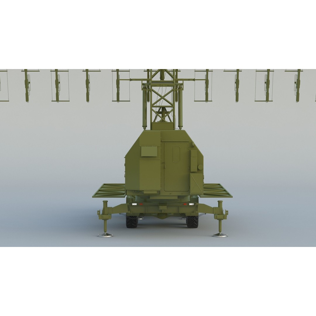 Nebo M RLM-ME VHF-Band 3D Model – High Poly Military Radar Asset, FBX, OBJ - View 7