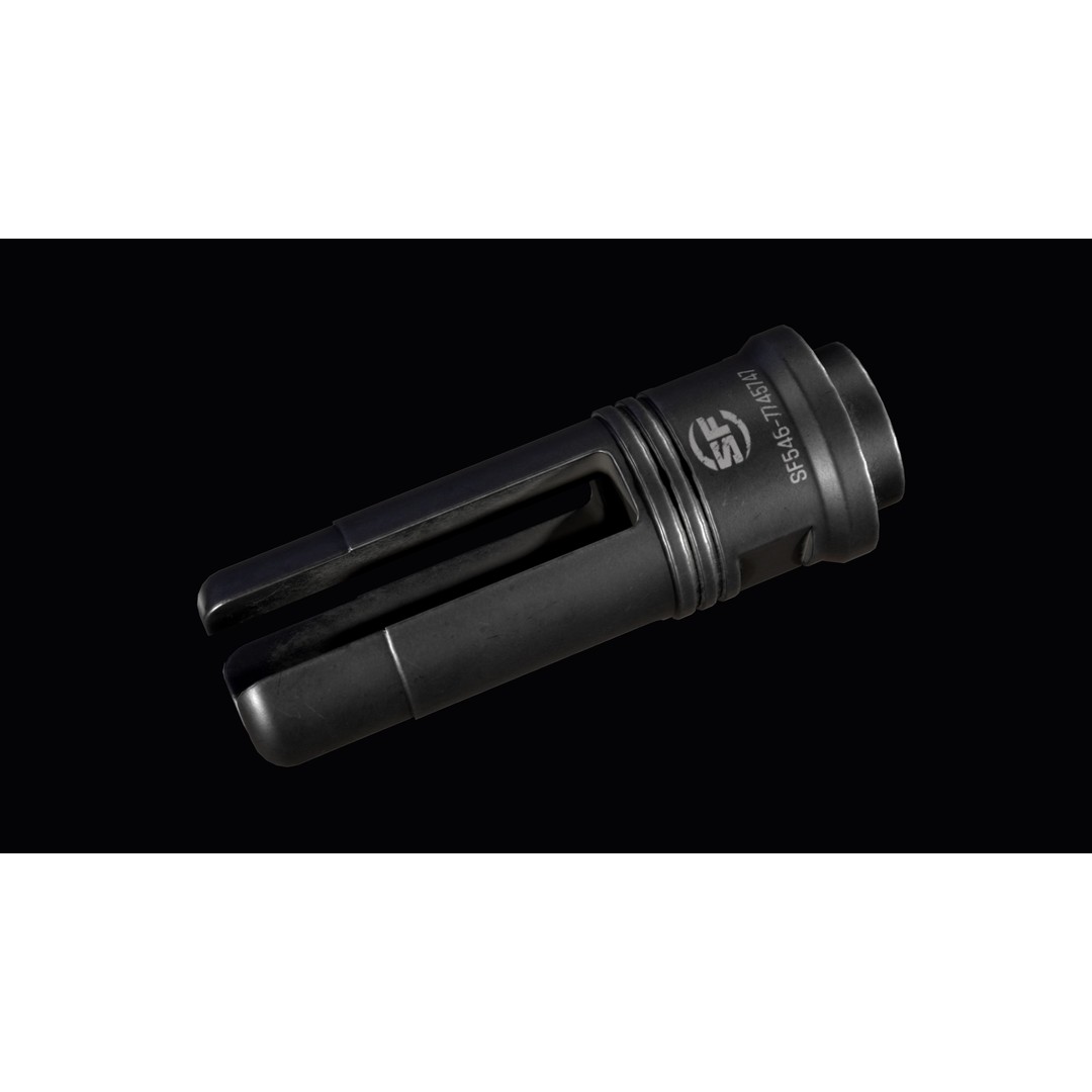SureFire SOCOM556 Monster AR-15 3D Model – Low Poly Game Asset, PBR