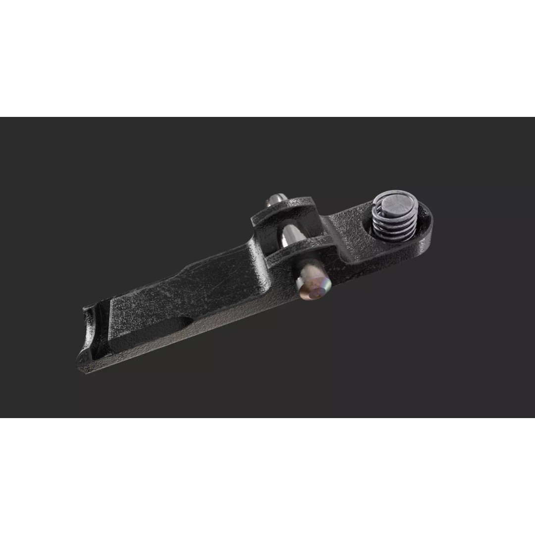 Bolt Carrier 3D Model – High Poly M4/AR15/M16 with PBR Textures - View 24