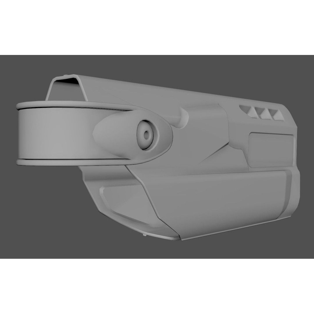 Safariland ALS Holster 3D Model – Low Poly PBR Game Asset, FBX - View 10