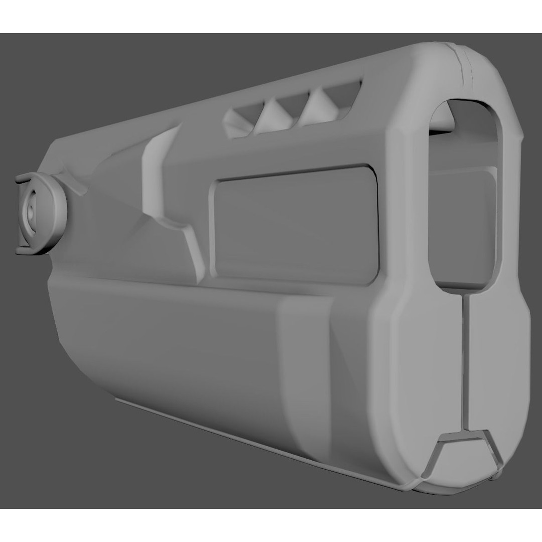 Safariland ALS Holster 3D Model – Low Poly PBR Game Asset, FBX - View 11
