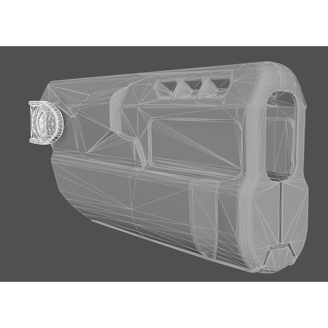 Safariland ALS Holster 3D Model – Low Poly PBR Game Asset, FBX - View 14