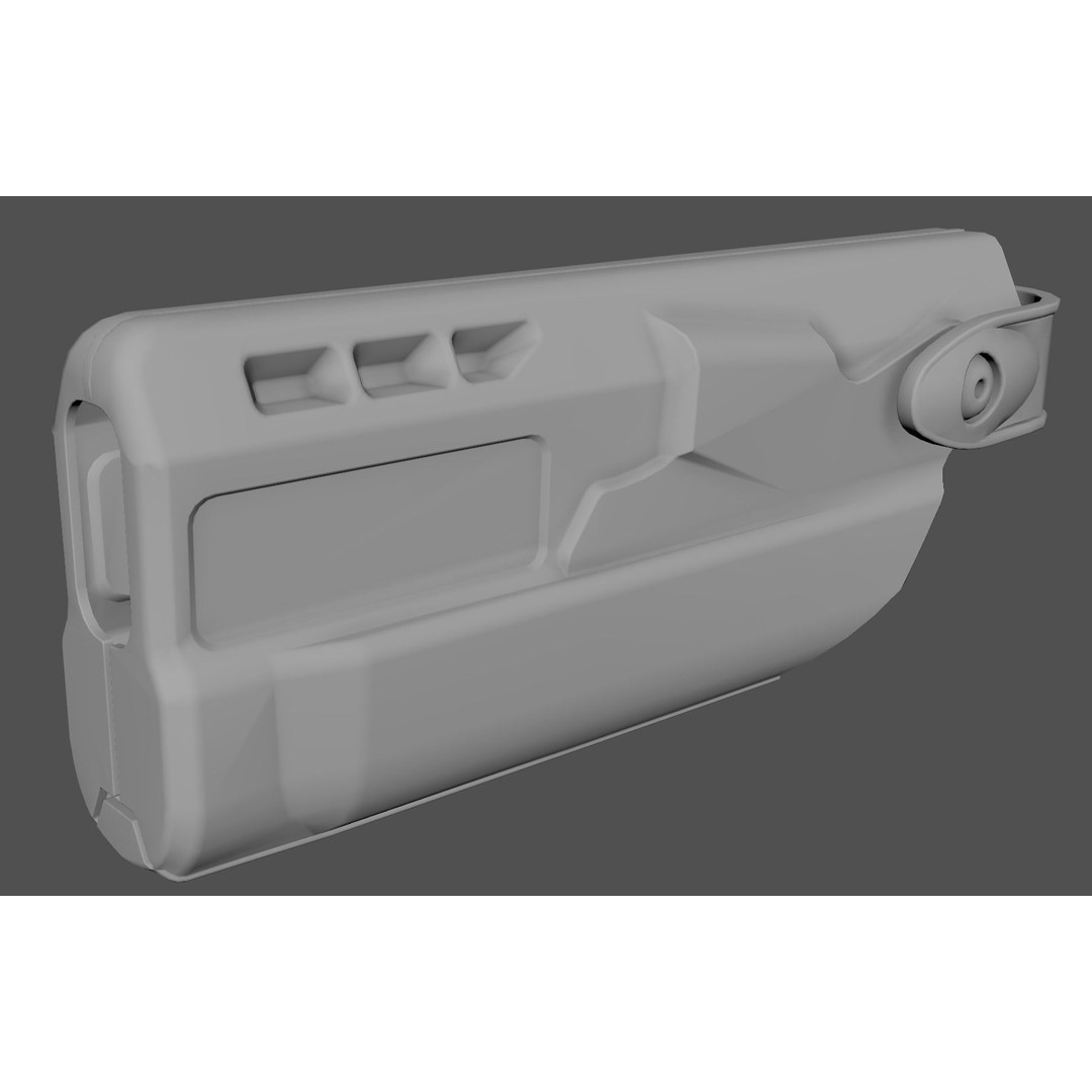 Safariland ALS Holster 3D Model – Low Poly PBR Game Asset, FBX - View 9