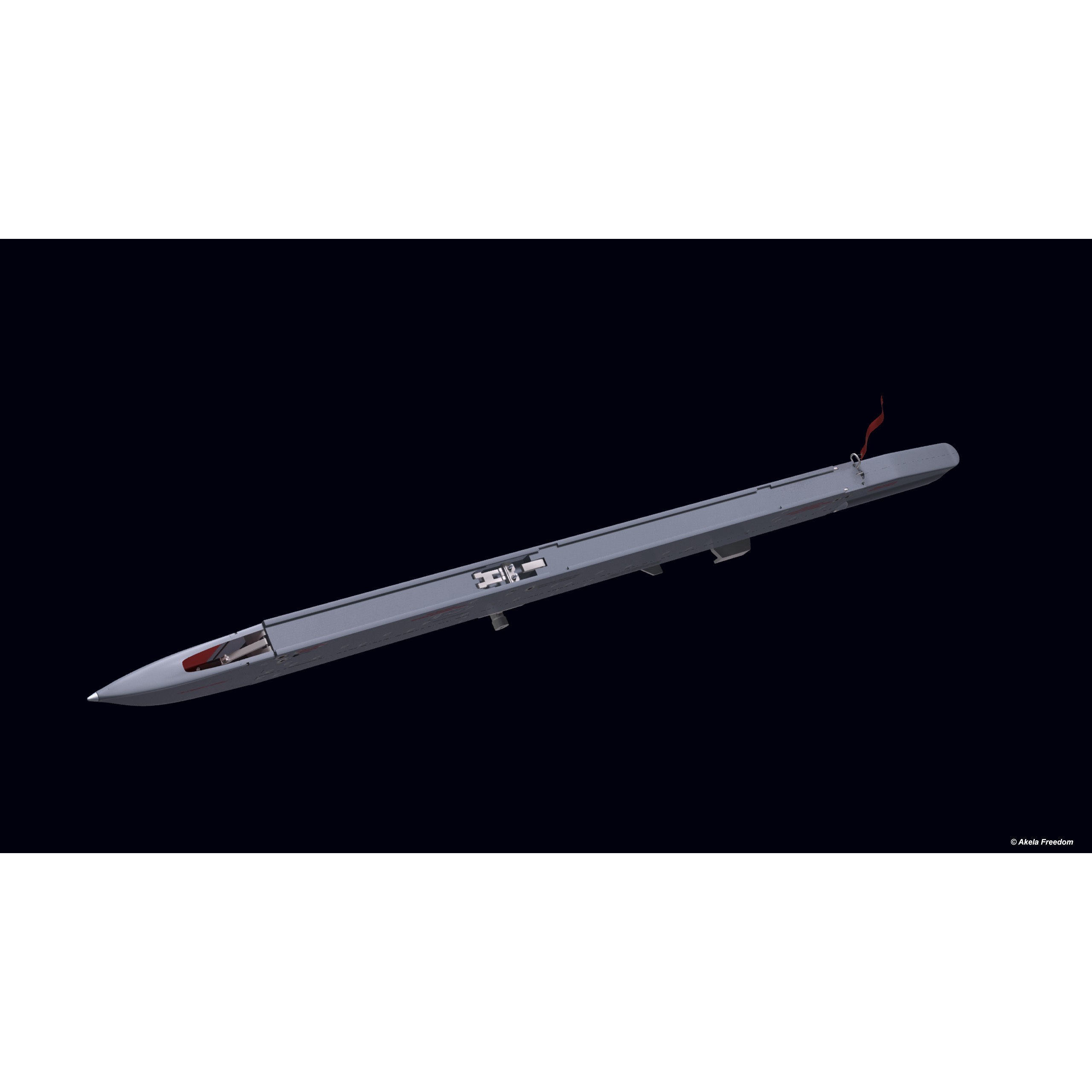 APU-60-I Launcher - High-Detail 3D Model - View 3