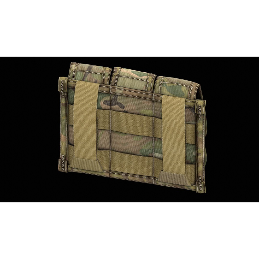 Riple Flashbang Pouch 3D Model – Low Poly Game Asset, FBX, PBR Textures