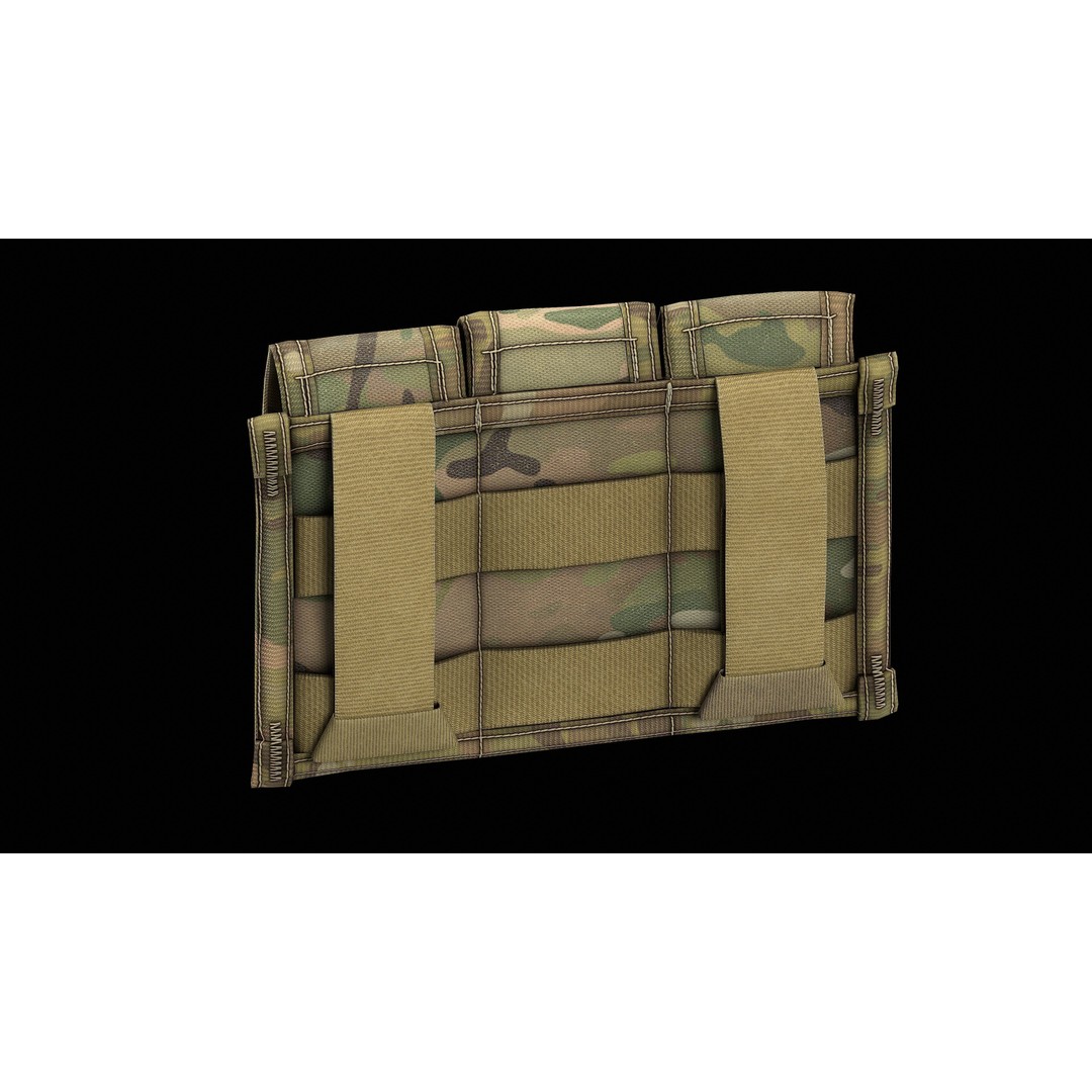Riple Flashbang Pouch 3D Model – Low Poly Game Asset, FBX, PBR Textures - View 10