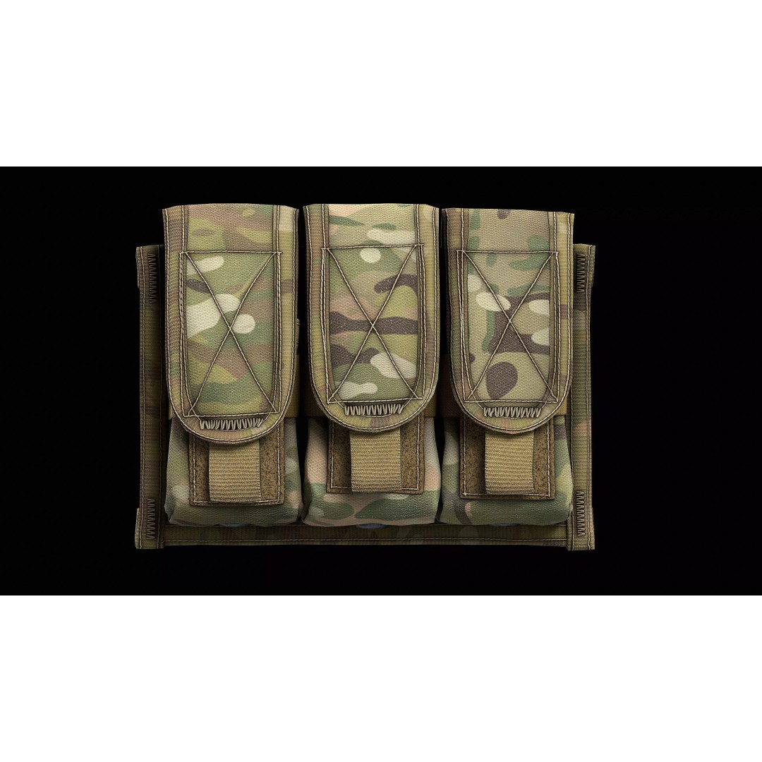 Riple Flashbang Pouch 3D Model – Low Poly Game Asset, FBX, PBR Textures - View 2