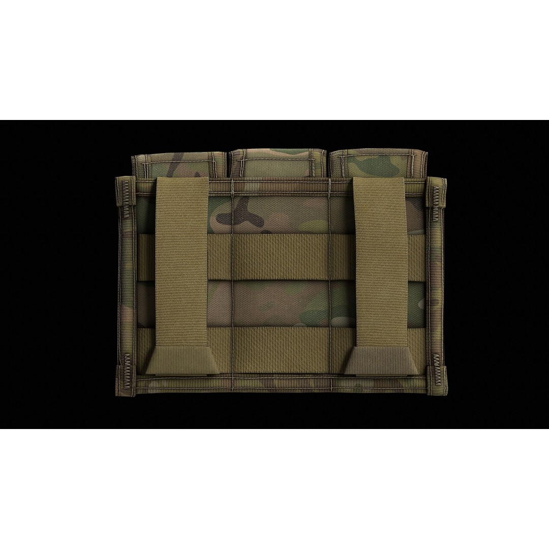 Riple Flashbang Pouch 3D Model – Low Poly Game Asset, FBX, PBR Textures - View 5