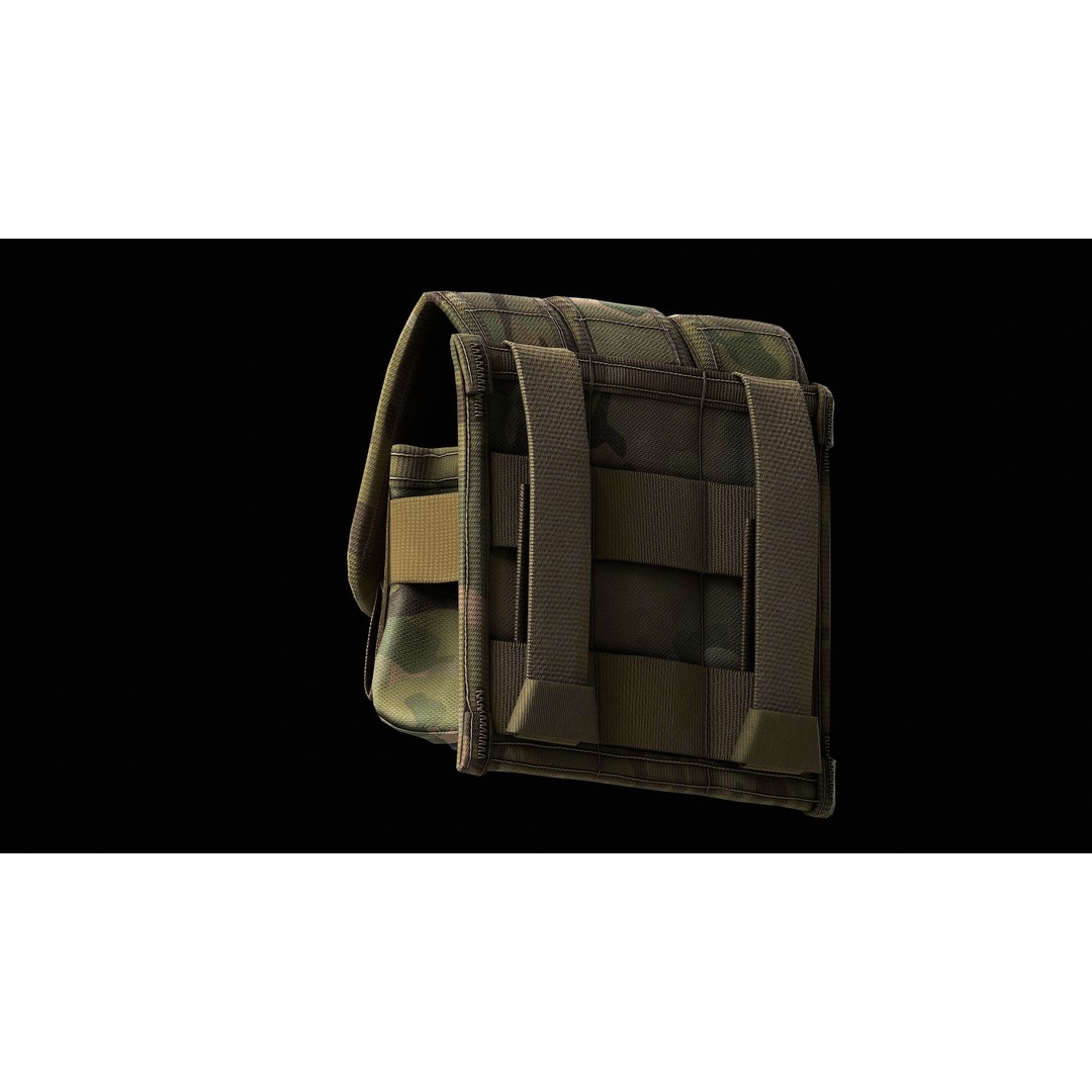 Riple Flashbang Pouch 3D Model – Low Poly Game Asset, FBX, PBR Textures - View 6