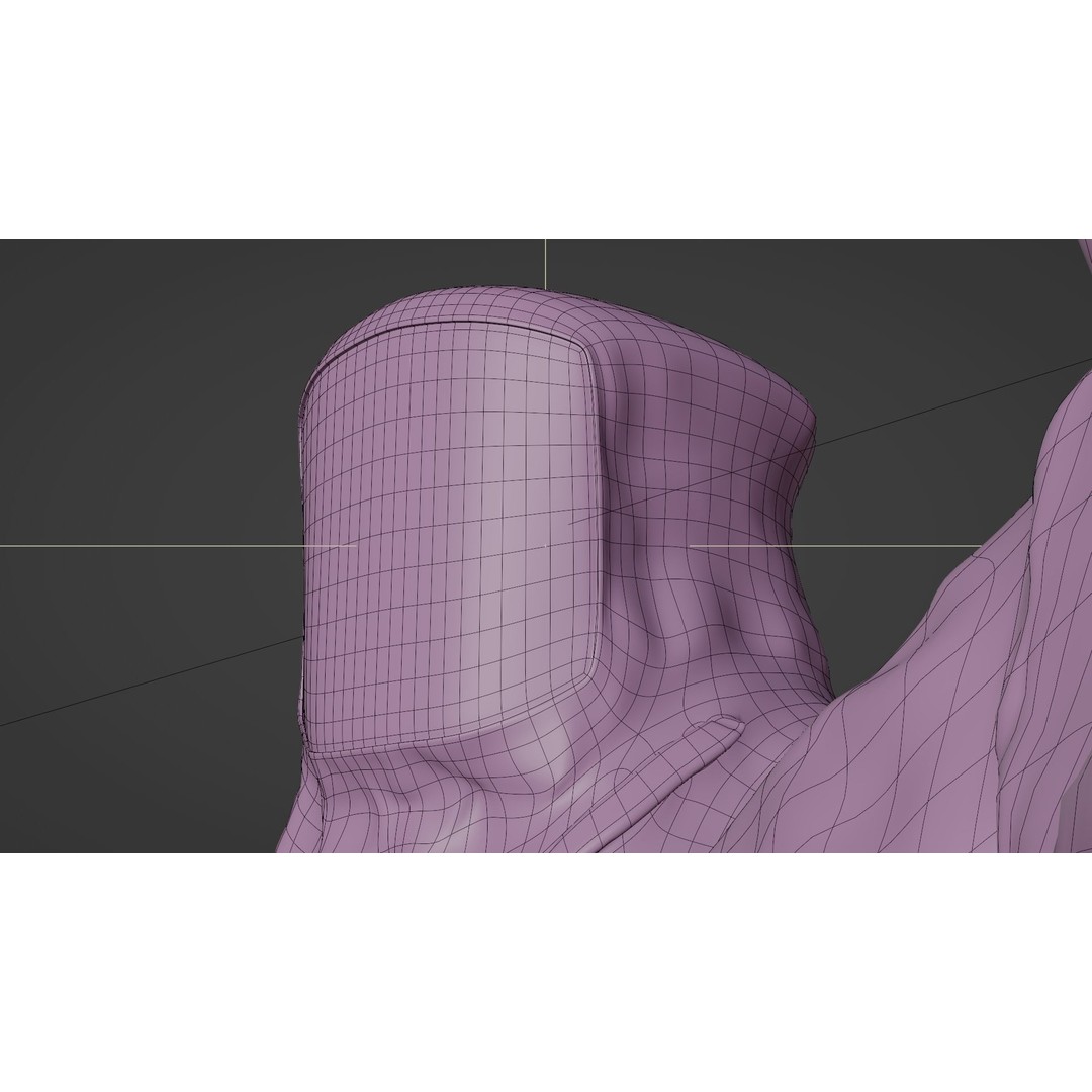 Hazmat NBC Suit 3D Model – Rigged High Poly Character, FBX, Blender - View 39