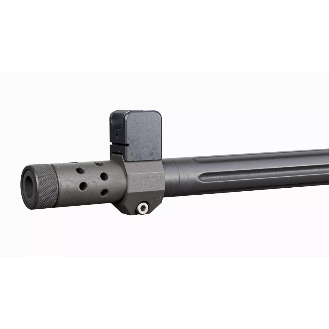 L118A2 Sniper Rifle 3D Model – Low Poly Game-Ready Asset, FBX - View 12
