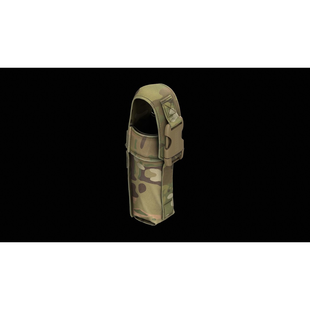 BLACKHAWK STRIKE Flashbang Pouch 3D Model – Low Poly Game Asset, FBX - View 11