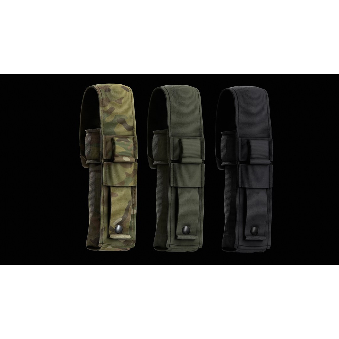 BLACKHAWK STRIKE Flashbang Pouch 3D Model – Low Poly Game Asset, FBX - View 5