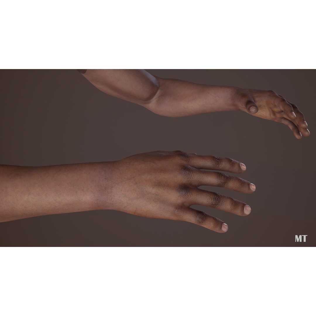 Realistic FPS Arms 3D Model – Low Poly Rigged Asset for Unreal Engine - View 28