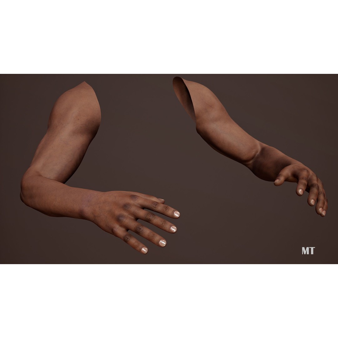 Realistic FPS Arms 3D Model – Low Poly Rigged Asset for Unreal Engine - View 29