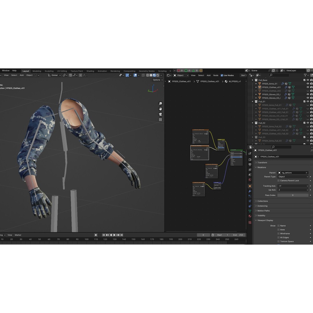 Realistic FPS Arms 3D Model – Low Poly Rigged Asset for Unreal Engine - View 37