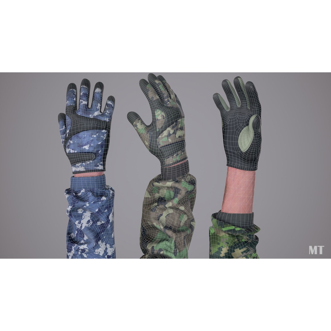 Realistic FPS Arms 3D Model – Low Poly Rigged Asset for Unreal Engine - View 38