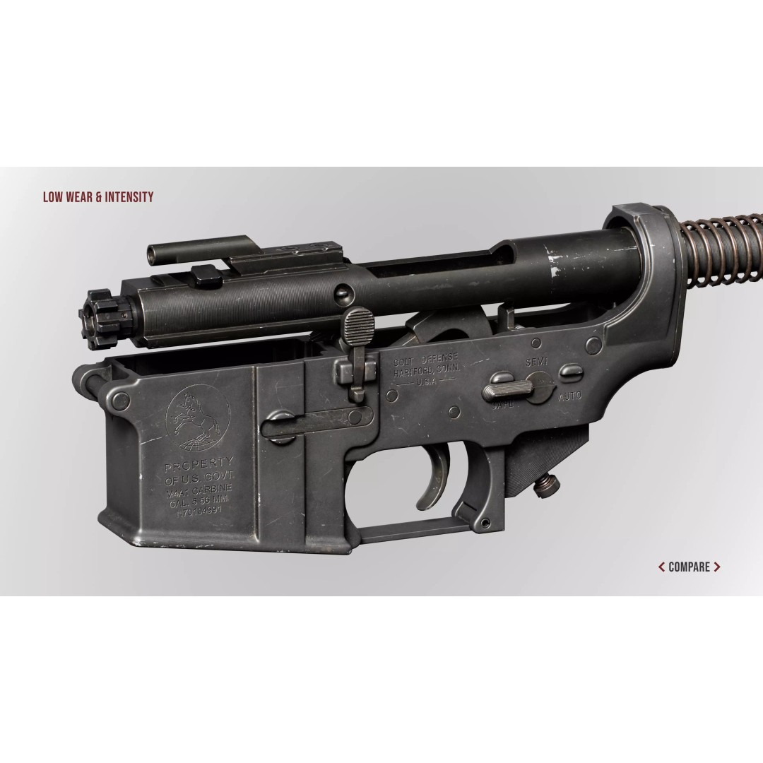 AR15 M4A1 3D Model – Low-Poly Customizable Game Asset, FBX - View 20