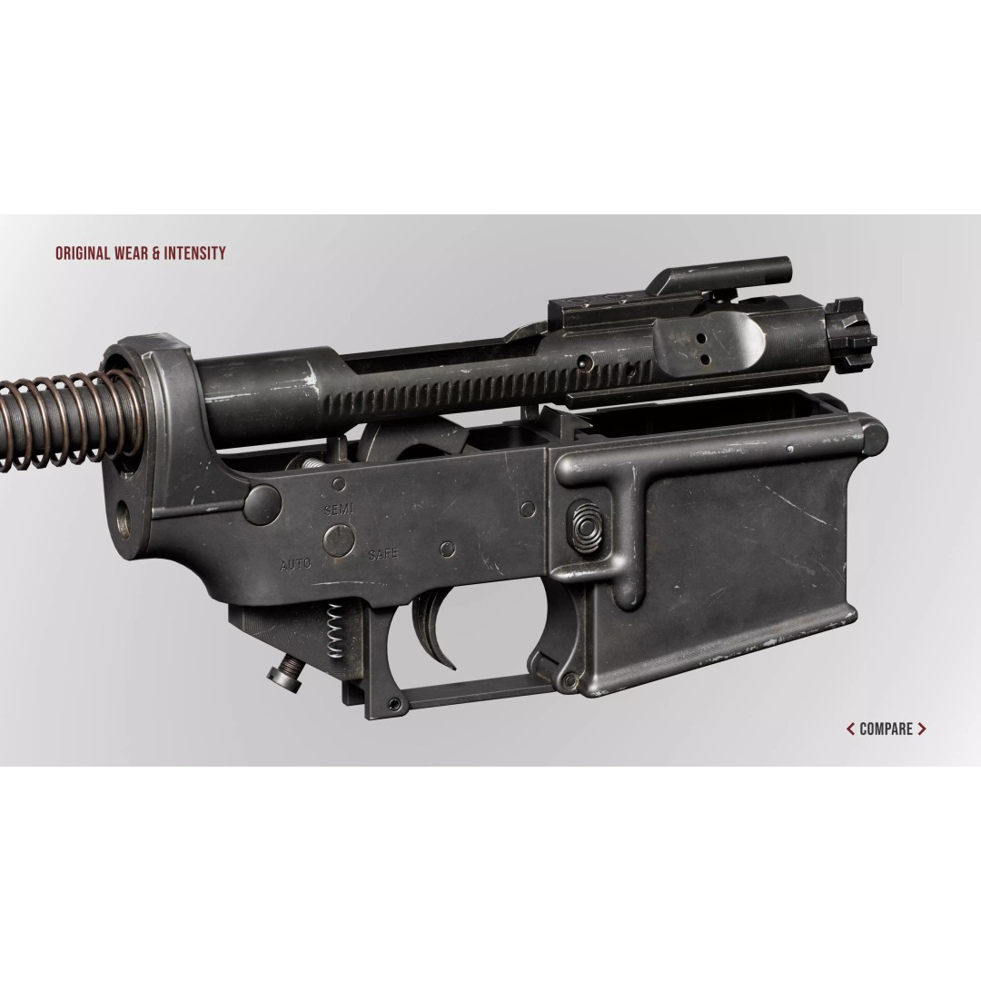 AR15 M4A1 3D Model – Low-Poly Customizable Game Asset, FBX - View 24